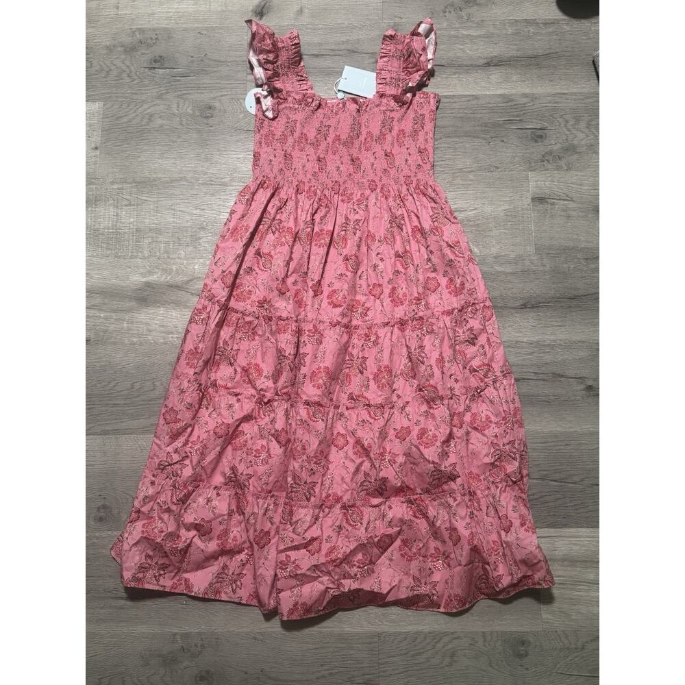 NWT Hill House Home The Ellie Nap Dress Pink Red Floral Print XXL - Picture 2 of 8